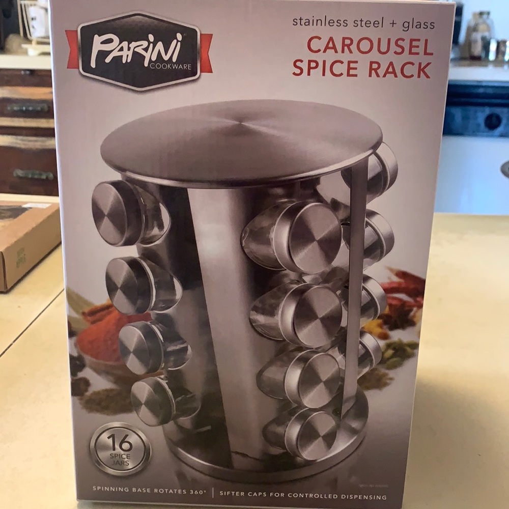 Parini cookware carousel spice rack